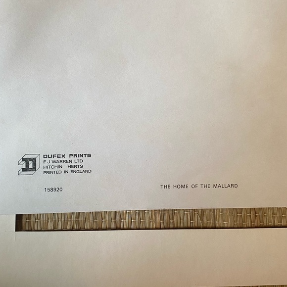 Two vintage Dufex prints of mallard ducks, by F. Osborne, framed - Picture 7 of 7